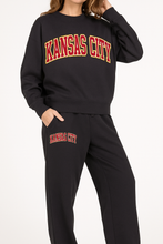 Load image into Gallery viewer, Black Fleece Kansas City Sweatshirt & Sweatpants Set
