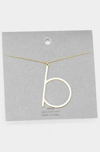 Load image into Gallery viewer, Lowercase Initial Necklaces