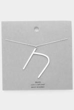 Load image into Gallery viewer, Lowercase Initial Necklaces