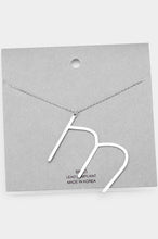 Load image into Gallery viewer, Lowercase Initial Necklaces