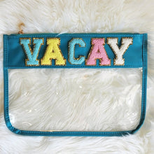 Load image into Gallery viewer, Varsity Letter Clear Pouches