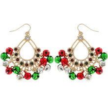 Load image into Gallery viewer, Teardrop Jingle Bell Earrings