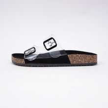 Load image into Gallery viewer, Clear 2 Strap Slides/Sandals