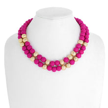 Load image into Gallery viewer, 2-Row Beaded Necklace