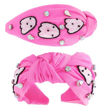 Load image into Gallery viewer, Ghost Seedbead & Jeweled Headband