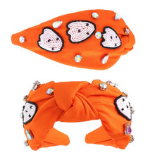 Load image into Gallery viewer, Ghost Seedbead & Jeweled Headband