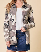 Load image into Gallery viewer, Camo Jacket w/ KC Red Letters on Back