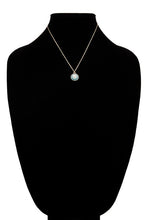 Load image into Gallery viewer, Round Initial Letter Pendant Necklaces