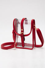 Load image into Gallery viewer, Clear Crossbody w Belt Buckle