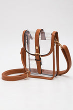 Load image into Gallery viewer, Clear Crossbody w Belt Buckle