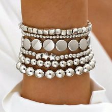 Load image into Gallery viewer, Multi-Chain Bead Bracelet Mix Set