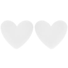 Load image into Gallery viewer, Matte Heart Post Earrings