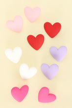 Load image into Gallery viewer, Matte Heart Post Earrings