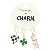 Load image into Gallery viewer, Gold Link Chain w/ St. Patrick Charms