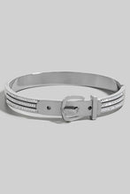 Load image into Gallery viewer, Pave Belt Hinge Bangle Bracelet