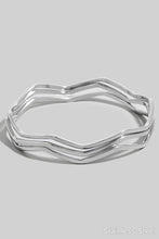 Load image into Gallery viewer, Wavy Bangle Bracelet Set