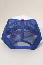 Load image into Gallery viewer, USA Red, White, & Blue Trucker Hat