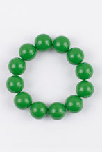 Load image into Gallery viewer, Red or Green Plastic Bead Bracelet