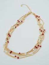 Load image into Gallery viewer, Multi-Strand & Bead Necklace
