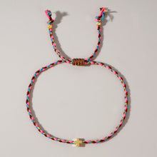 Load image into Gallery viewer, Cross Charm Braided Bracelet