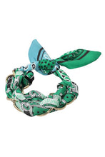 Load image into Gallery viewer, Bandana Scarf & Metal Interlocking Bracelet