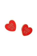 Load image into Gallery viewer, Kiss Me Heart Post Earrings
