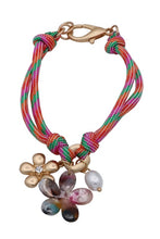 Load image into Gallery viewer, Neon Cord Bracelet with Charms