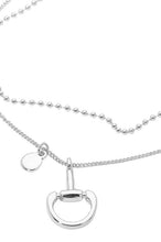 Load image into Gallery viewer, Horsebit Disc Chain Layered Necklace