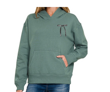 Load image into Gallery viewer, Ash Jade Bow Sweatshirt & Sweatpants Set