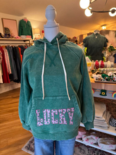 Load image into Gallery viewer, Green LUCKY Shamrock Hoodie