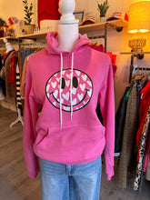 Load image into Gallery viewer, Pink Heart Smiley Face Hoodie