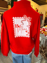 Load image into Gallery viewer, Red Be Mine Quarter-Zip Sweatshirt