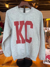 Load image into Gallery viewer, Gray & Red KC Reversible Sweatshirt