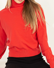 Load image into Gallery viewer, Red Turtleneck Sweater