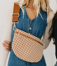 Load image into Gallery viewer, Woven Checker Sling Bags