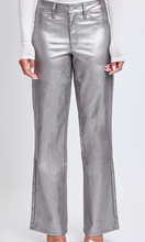 Load image into Gallery viewer, Silver Metallic Pants