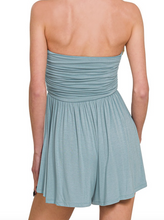 Load image into Gallery viewer, Hot Pink Strapless Romper
