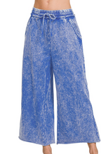 Load image into Gallery viewer, Blue Palazzo Pants