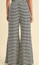 Load image into Gallery viewer, Black & White Stripe Palazzo Pants