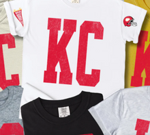Load image into Gallery viewer, KC Tee w/ Helmet & Penant on Sleeves
