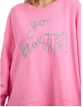 Load image into Gallery viewer, Pink Go, Sports! Sweatshirt