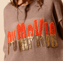 Load image into Gallery viewer, Mocha Pumpkin Sweater