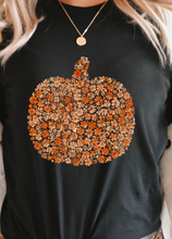 Load image into Gallery viewer, Fall Floral Pumpkin Tee
