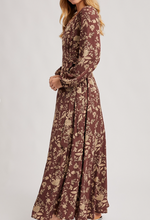 Load image into Gallery viewer, Hazelnut Floral Maxi Dress