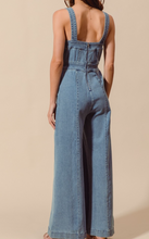 Load image into Gallery viewer, Wide Leg Denim Jumper