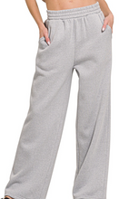 Load image into Gallery viewer, Heather Gray Sweatshirt & Pants Fleece Lounge Set
