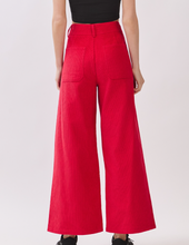 Load image into Gallery viewer, Black Corduroy Wide-Leg Pants