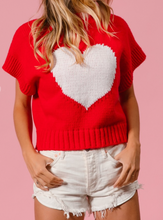 Load image into Gallery viewer, Red Heart Sleeveless Sweater