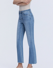 Load image into Gallery viewer, High-Rise Crop Flare Jeans