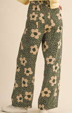 Load image into Gallery viewer, Olive Floral Pants